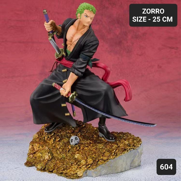 zoro 25 cm with gold coins