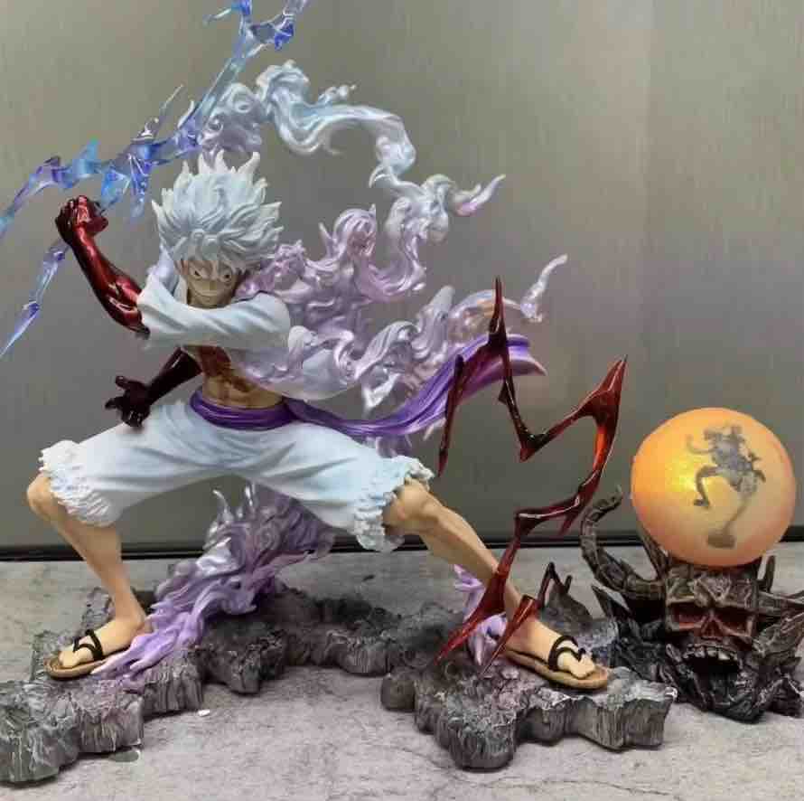 One Piece Gear 5 premium figure with onigashima lamp | 24 CMS |
