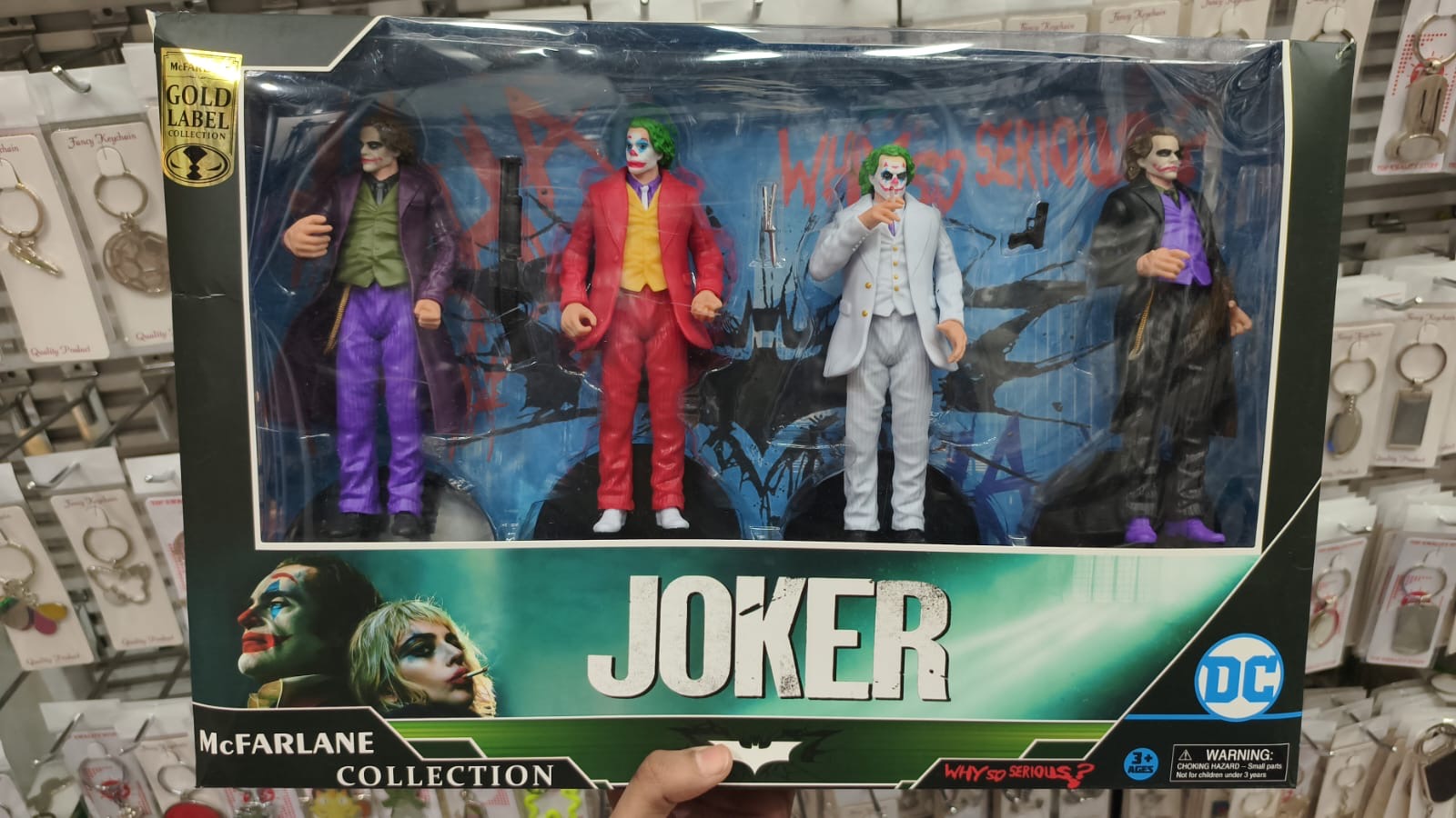Set of 4 amazing joker
