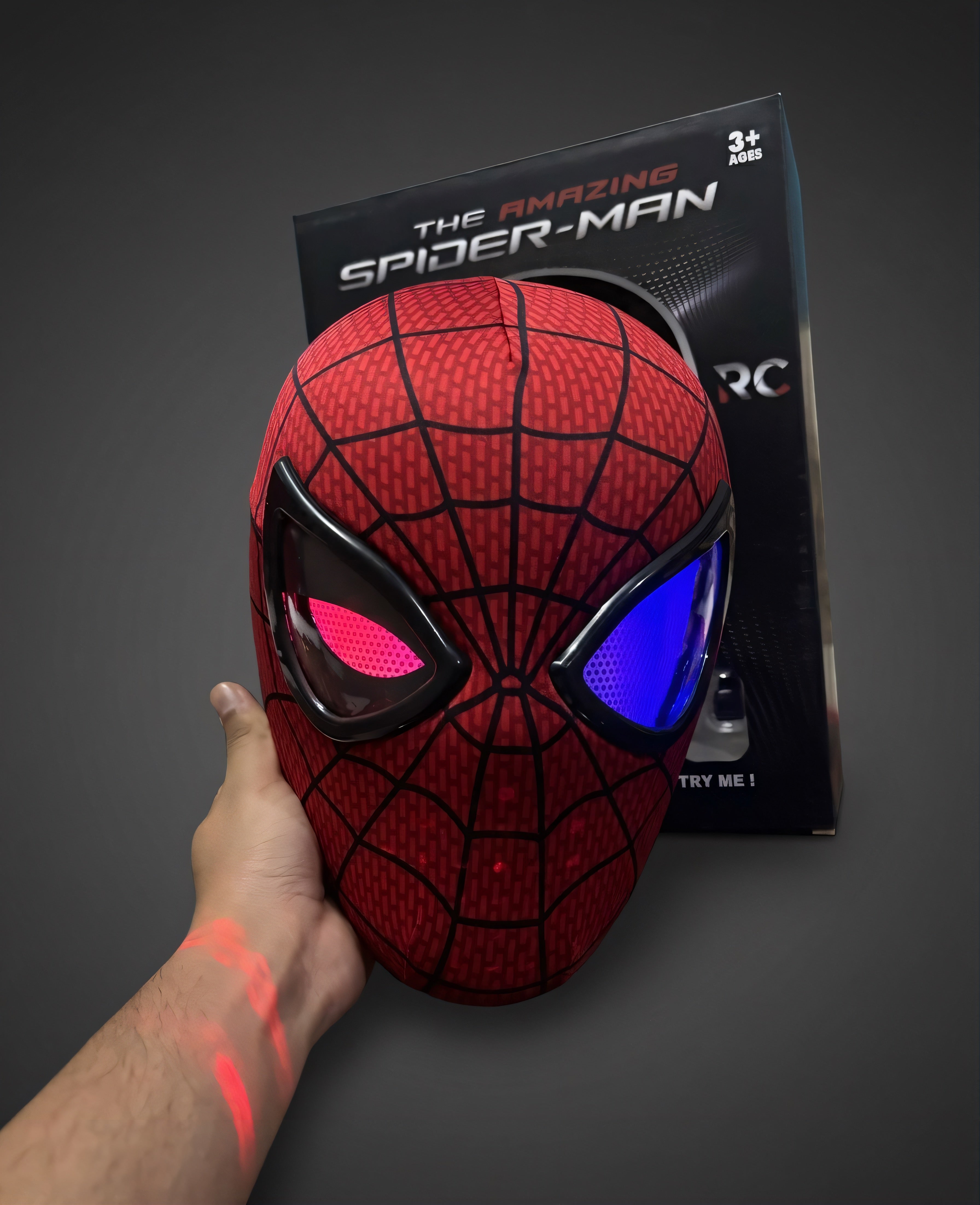 The amazing spiderman mask with ring control on pre orders now