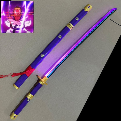 *LED* Purple Ready Roronoa Zoro Enma Katana | One Piece