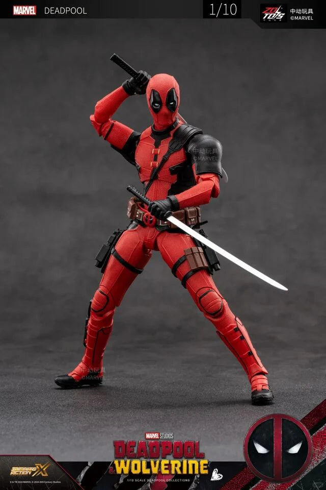 ZD Toys: Deadpool and Wolverine - Deadpool 1:10 Scale Action Figure