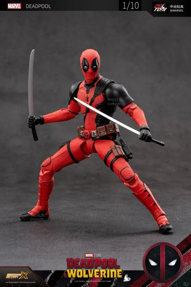ZD Toys: Deadpool and Wolverine - Deadpool 1:10 Scale Action Figure