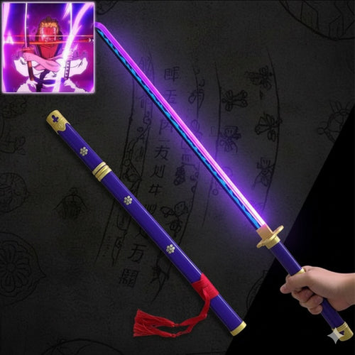 *LED* Purple Ready Roronoa Zoro Enma Katana | One Piece
