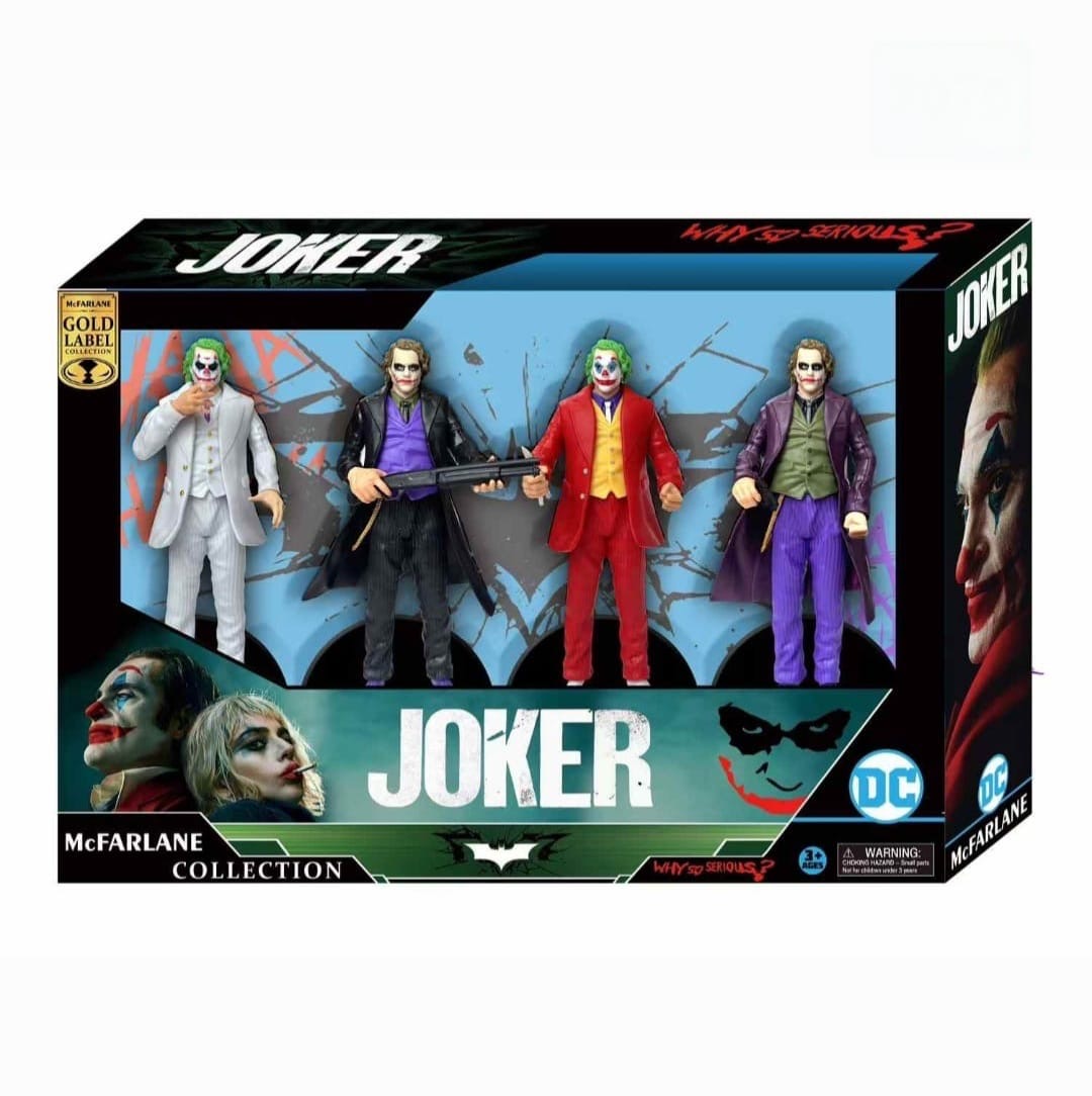 Set of 4 amazing joker