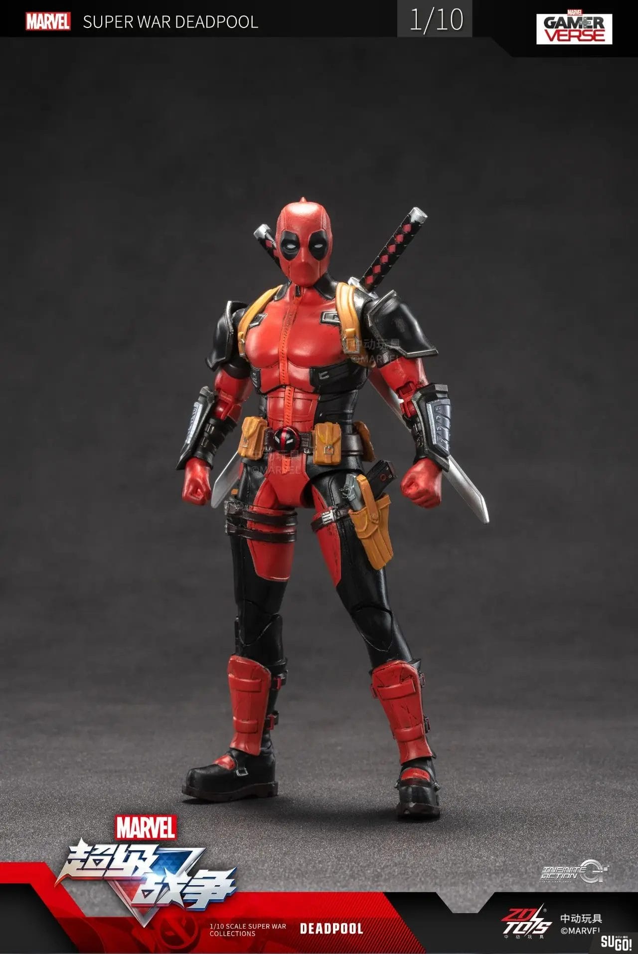 ZD Toys - Deadpool  1:10 Scale Action Figure