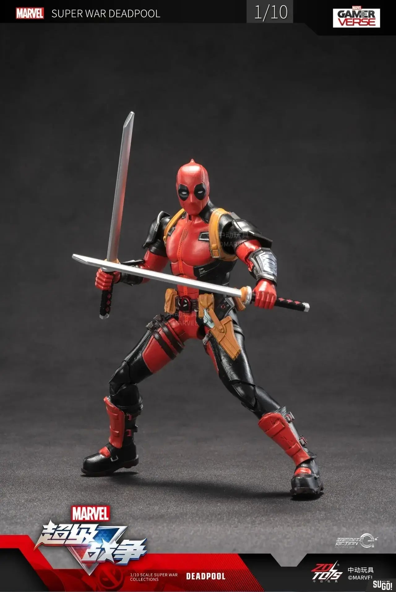 ZD Toys - Deadpool  1:10 Scale Action Figure