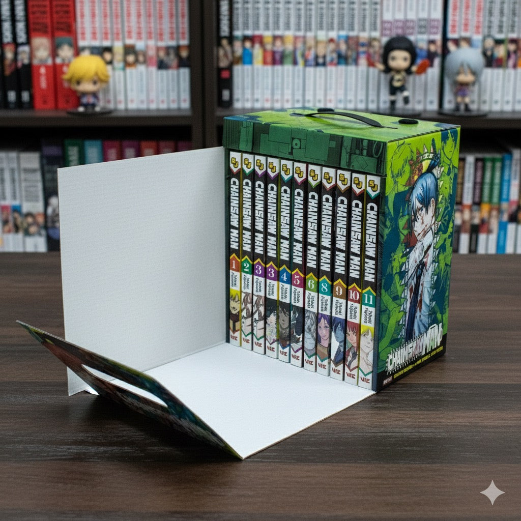 Chainsaw Man Box Set: Includes Volumes 1-11 by Tatsuki Fujimoto