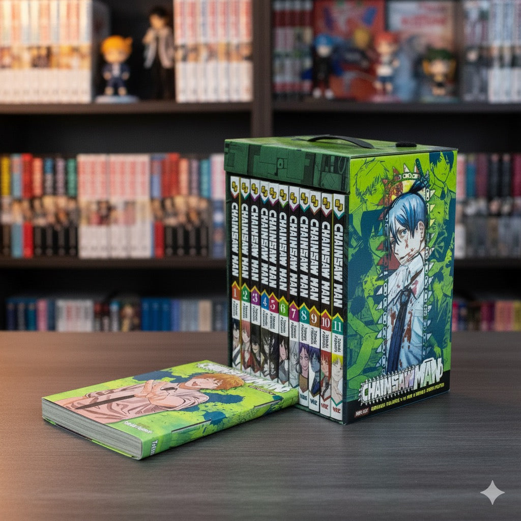 Chainsaw Man Box Set: Includes Volumes 1-11 by Tatsuki Fujimoto