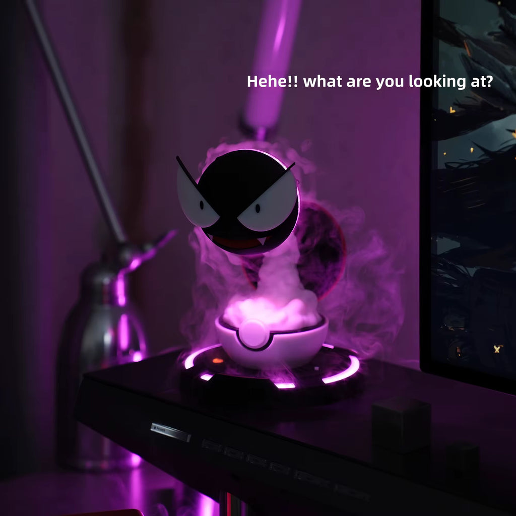 Gastly Pokemon 3D Humidifier and Lamp