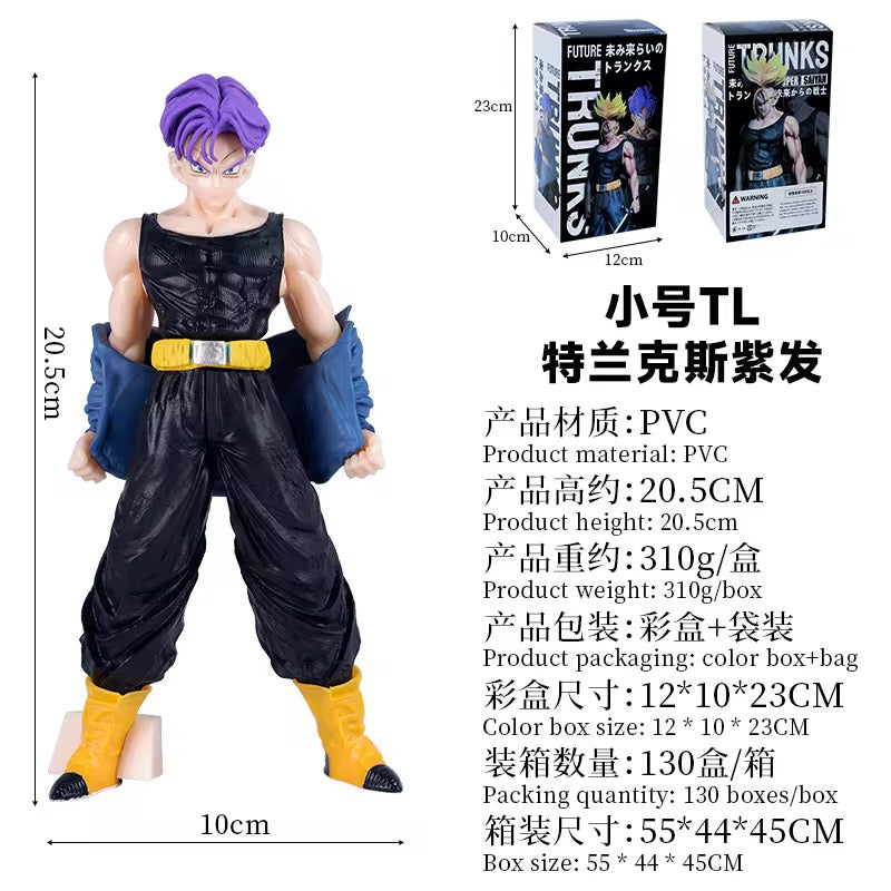 Purple haired trunks 21cm