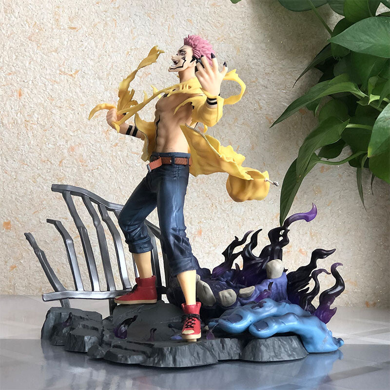 Jujutsu Kaisen Ryomen Sukuna Yuji Itadori Action Figure Model 25.5cm Toy Gift