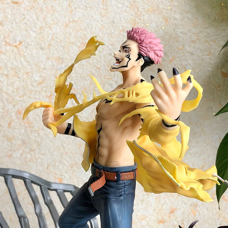 Jujutsu Kaisen Ryomen Sukuna Yuji Itadori Action Figure Model 25.5cm Toy Gift