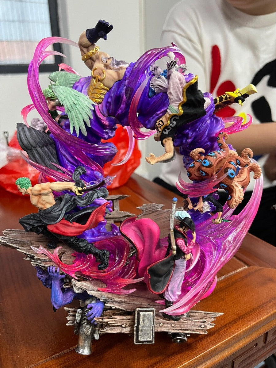One Piece GK Ghost Island Hell King Throne Zoro Figure
