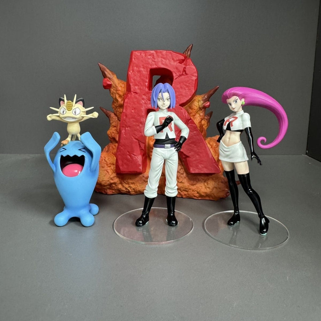 Team rocket set of 5 figures pre order