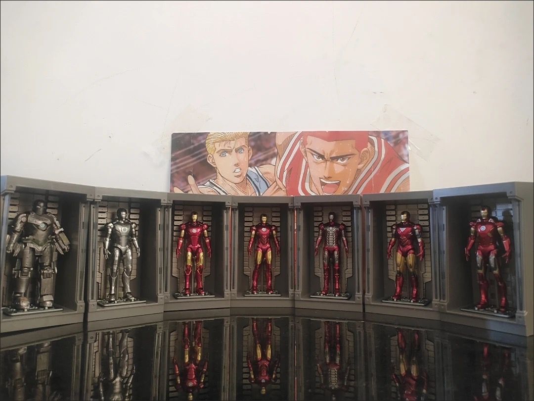 Zd toys Iron man hall of fame set of 7 Pre Order