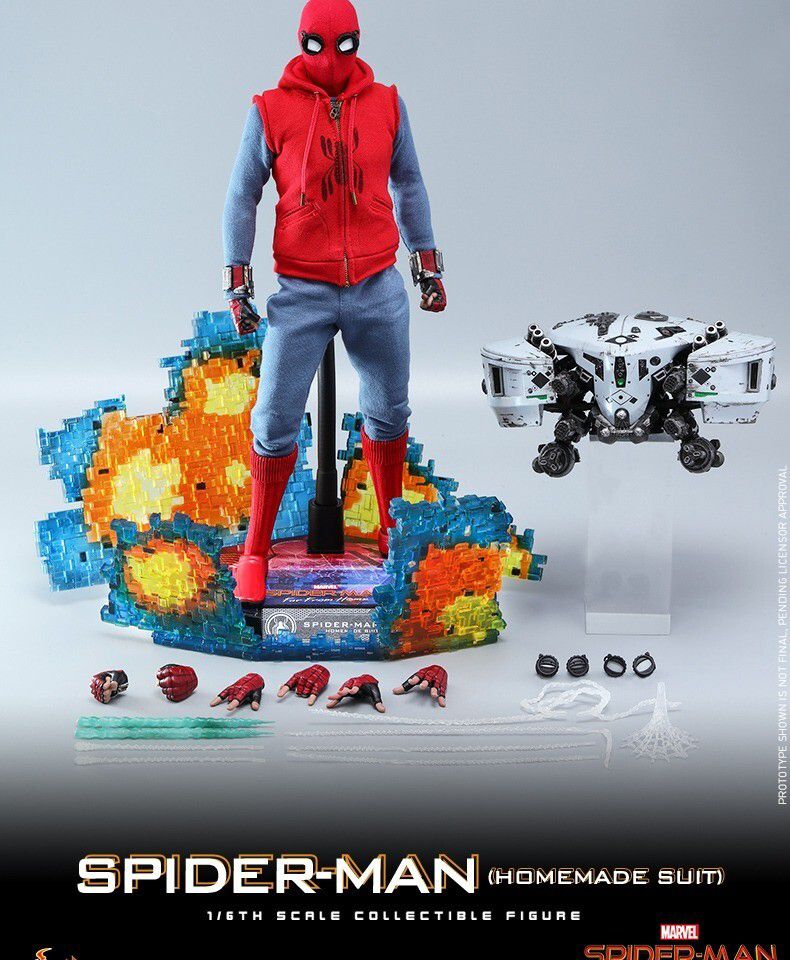 Spiderman Home made suite Hot Toys 1/6 scale Pre order