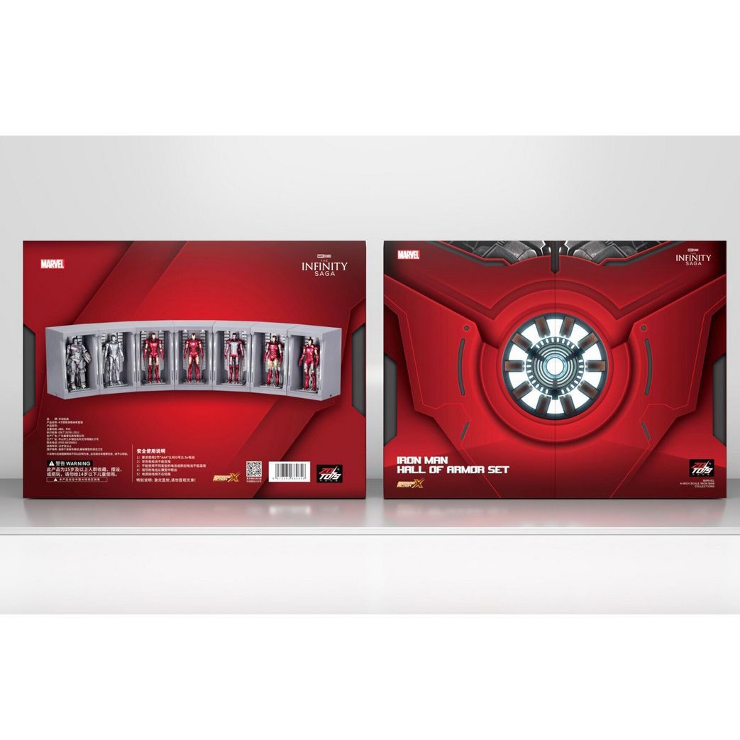 Zd toys Iron man hall of fame set of 7 Pre Order