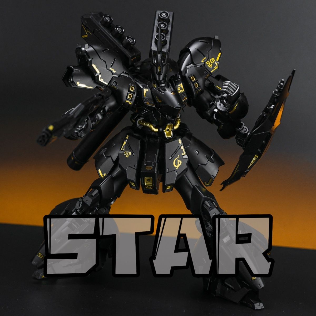 RG Sazabi [Matte Black] | Star | 1/144 Preorder
