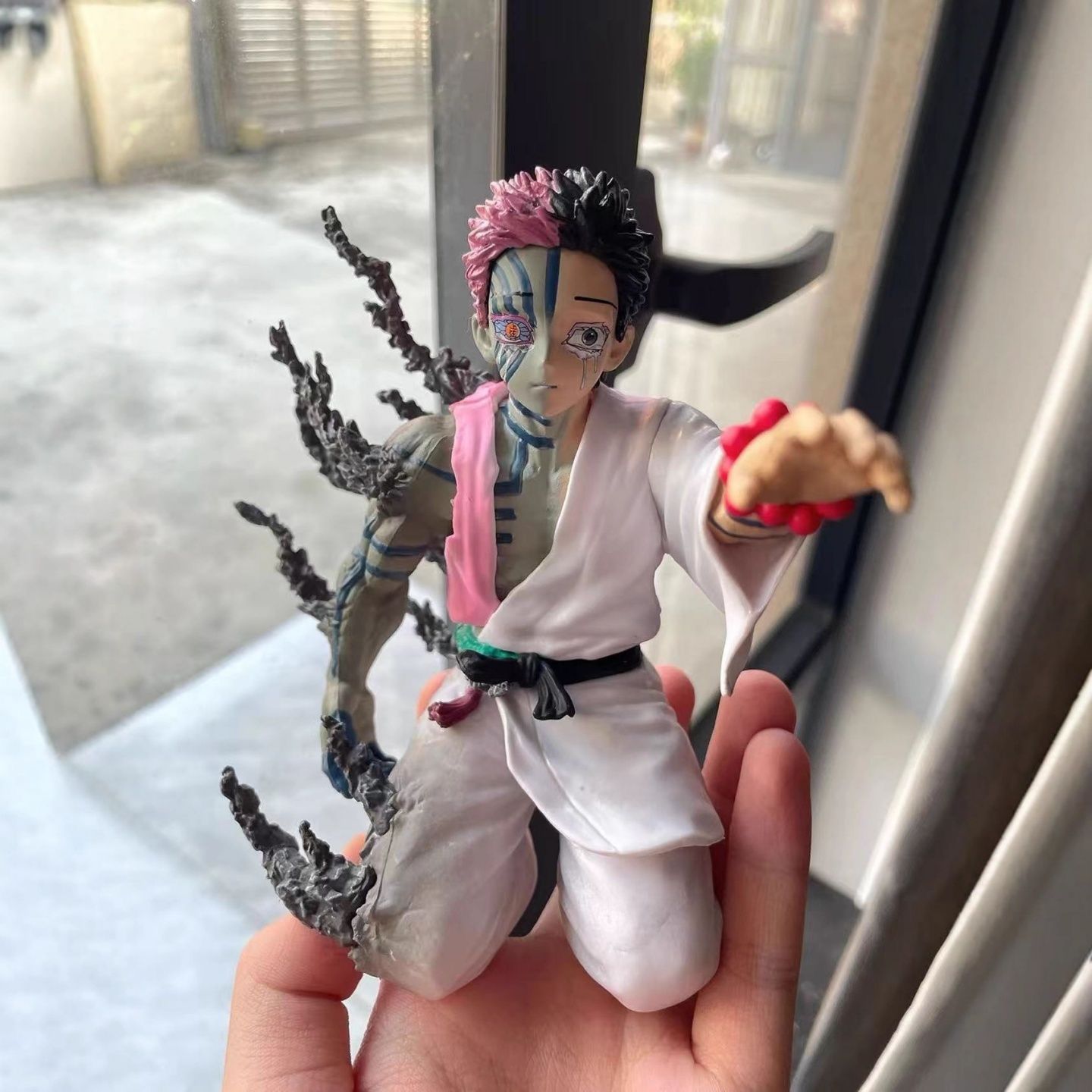 Akaza half demon action figure