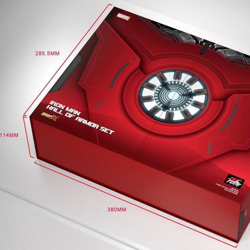 Zd toys Iron man hall of fame set of 7 Pre Order